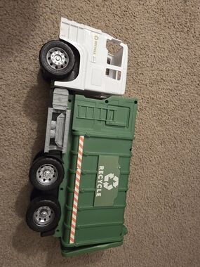 Green Recycle Garbage Truck Toy - Kids Toy